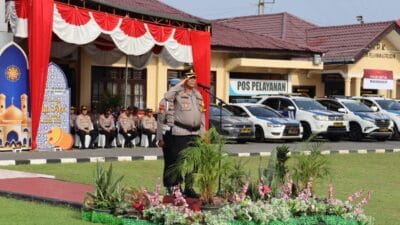 Wakapolres Labuhanbatu Pimpin Apel Operasi Ketupat Toba 2025