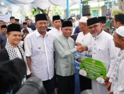 Ondim Sambut Wagub Sumut Safari Ramadan ke Langkat