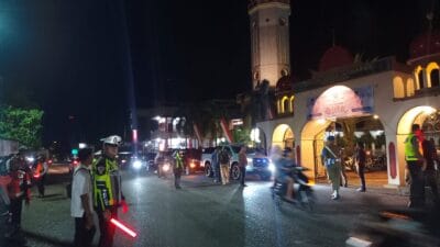 Polres Aceh Selatan Kerahkan Puluhan Personel Kawal Kemeriahan Pawai Takbiran