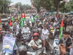 Ratusan Warga Medan Gelar Aksi Bela Palestina