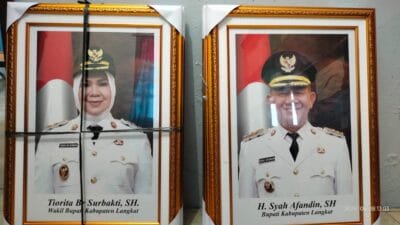 Foto Bupati-Wakil Bupati Dijual Rp1 Juta ke Kantor Desa, Kejari Langkat Tunggu Laporan