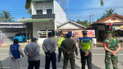 Kapolsek Barteng Pimpin Apel Pagi Pospam 1 Operasi Ketupat Toba 2025