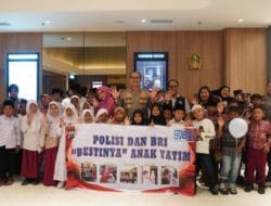 Kapolres Langkat Ajak Anak Yatim Nobar di Bioskop