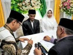 Jadi Saksi Nikah di Lokasi MTQ, Rico Waas: Jadilah Keluarga Sakinah, Mawaddah, Warahmah