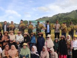 Danrem Lilawangsa Hadiri Panen Raya Padi Serentak 14 Provinsi oleh Presiden Prabowo