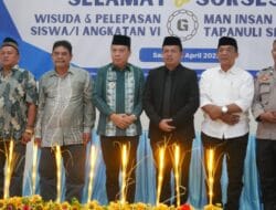 Hadiri Wisuda MAN Insan Cendekiawan, Wabup Tapsel: Jangan Berpuas Diri