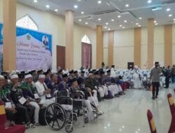 Rombongan Calhaj Asal Madina Tiba di Asrama Haji Medan
