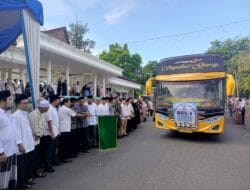 Pemko Langsa Lepas Keberangkatan 186 Jamaah Calon Haji