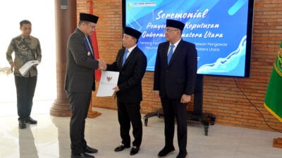 Serahkan SK Pengawas Perumda Tirtanadi, Bobby Nasution Minta Optimalkan Layanan