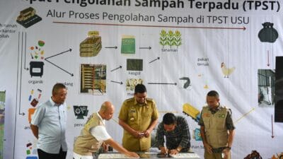 USU Bersama Pemprov Sumut Resmikan TPST