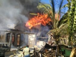 4 Unit Rumah, 1 Mobil dan 1 Sepedamotor Hangus Dilalap Sijago Merah di Abdya