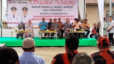 Bupati dan Wabup Deli Serdang Kunjungi Paluh Kurau dalam Program “Berjemur”