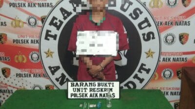 Isap Sabu, Seorang Pemuda Ditangkap Reskrim Polsek Aek Natas