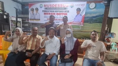 Kiki Albaihaqi Pimpin Koperasi Merah Putih Syariah Desa Kedai Siblah