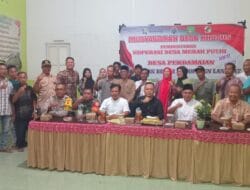 Desa Perdamaian Kecamatan Binjai Langkat Bentuk Koperasi Merah Putih