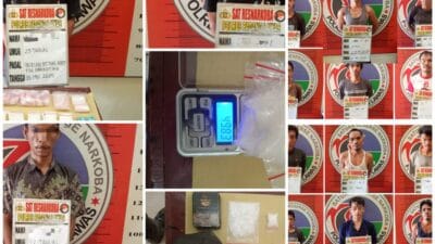 Grebek Sarang Narkoba di Sosa, Polres Palas Tangkap Tiga Pengedar dan 20 Pengguna