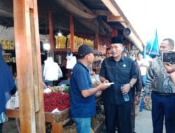 Sidak ke Pajak Baru, DPRD Langkat Minta Pedagang Jaga Ketertiban