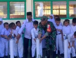Program Unggulan TMMD: Nikmatnya Air Bersih ‎MIN 2 Labuhanhaji Timur Aceh Selatan