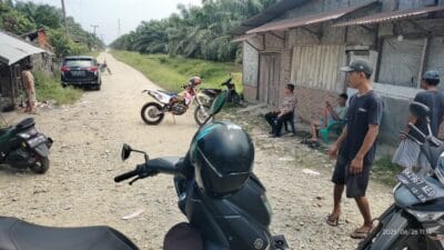 Diduga Ada Bom Jalan Simpang Hinai Sempat Ditutup