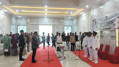 Tiga Keuchik Dilantik, Bupati Abdya: Stop Program Studi Banding