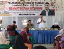 Rahmad Rayyan Nasution Gelar Reses dan Santuni Anak Yatim di Sinunukan III