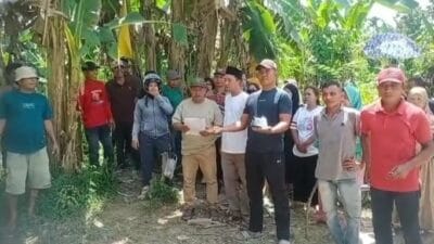 Resah, Warga Hinai Bakar Gubuk Transaksi Narkoba