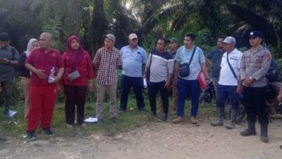 PN Madina Gelar Sidang Lapangan Perkara Gugatan Sudarmaji dengan Tergugat PT. Palmaris Raya