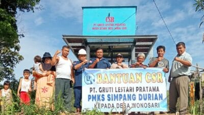 PT Gruti Lestari Pratama Salurkan CSR Berupa Sumur Bor ke Warga Wonosari