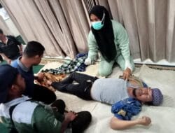 Polsek Bilah Hulu Labuhanbatu Olah TKP Temuan Mayat di Dapur Masjid