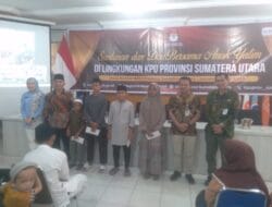 KPU Sumut dan KPU Kabupaten/Kota Serentak Santuni Anak Yatim