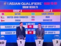 Round 4 Kualifikasi Piala Dunia: Indonesia Segrup dengan Saudi dan Irak