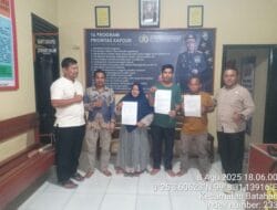 Pelaku Perusak Baliho Somasi Kantor Hukum Pondok Peranginan Batahan I Minta Maaf