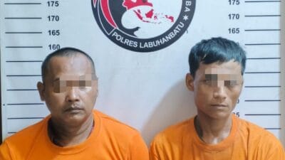 2 Pengedar Narkoba di Labura Dibekuk Satres Narkoba Polres Labuhanbatu