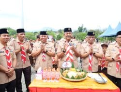 Bupati Madina Pimpin Upacara HUT ke-64 Pramuka
