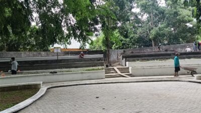 Pembangunan Taman di Kantor Bupati Langkat Bagai Proyek Multiyears, Tuai Sorotan