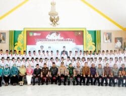 58 Paskibraka Dikukuhkan Bupati Langkat, AKBP David: Tumbuhkan Jiwa Nasionalisme