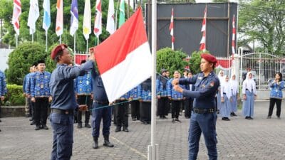 Upacara HUT ke-80 RI di KPU Sumut Berlangsung Khidmat