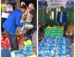 Salurkan Paket Sembako ke Warga, Said Abbas: Komitmen PAN Adalah Bantu Rakyat