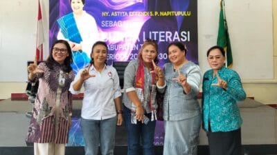 Pengukuhan Bunda Literasi Toba Sukses