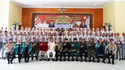 Diklat Paskibra Langkat Dibuka, 58 Pelajar Siap Kibarkan Sang Merah Putih