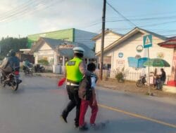 Antisipasi Kemacetan, Polres Labuhanbatu Gelar Pos Padat Pagi