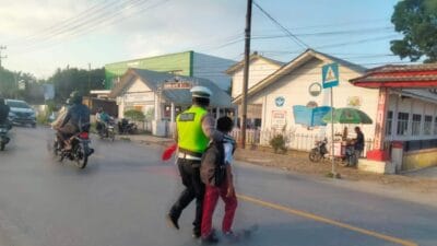 Antisipasi Kemacetan, Polres Labuhanbatu Gelar Pos Padat Pagi