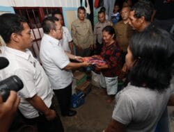 Dampak Cuaca Ekstrem di Siantar, Wesly Berikan Bantuan ke Warga