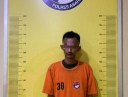 Gagal Edarkan Sabu, Pria Ini Ngedap di Sel Satnarkoba Polres Asahan