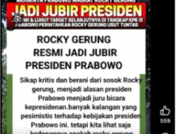 Hoaks! Unggahan di Medsos Rocky Gerung Jadi Jubir Presiden Prabowo
