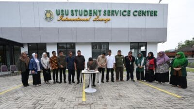 Student Service Center USU Diresmikan, Langkah Standar Layanan Internasional