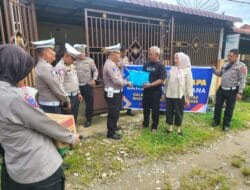 Jelang HUT Lalu Lintas ke-70, Polres Labuhanbatu Kunjungi Purnawirawan Polantas