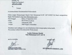 SMPN 2 Sinunukan akan Gelar Peringatan Maulid Nabi Muhammad SAW 1447 H