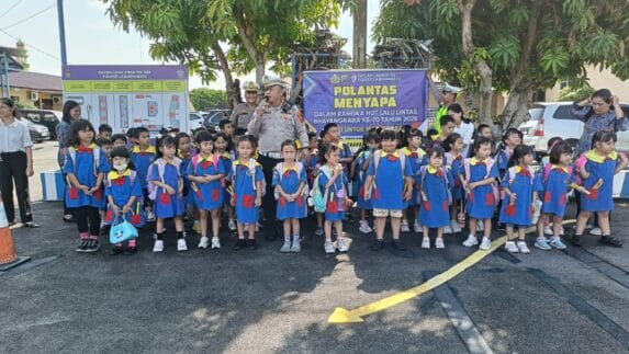 Polres Labuhanbatu Terima Kunjungan TK Methodist 2 Rantauprapat