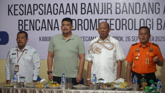 Gubsu dan Bupati Langkat Gelar Rapat Koordinasi Potensi Ancaman Banjir